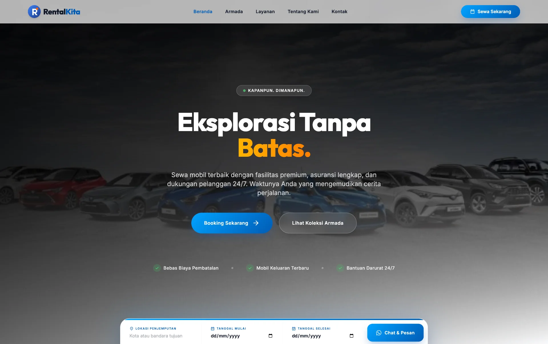 RentalKita: Sistem Reservasi Cerdas & Platform Penyewaan